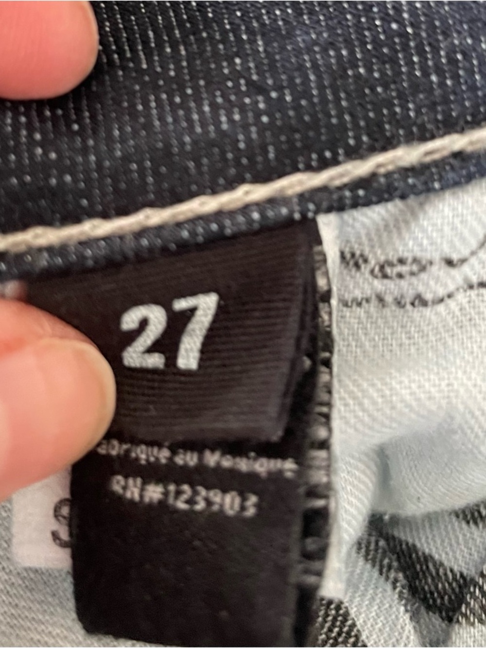 William Rast Dark Blue Women's Bootcut Jeans with Contrast Stitching - Picture 6 of 7